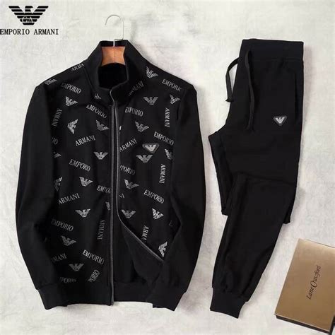 replica armani tracksuit|Armani full tracksuit men's sale.